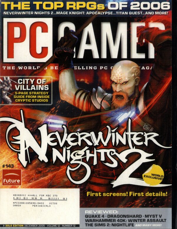 PC Gamer (2005 12) 143 (Future) cover